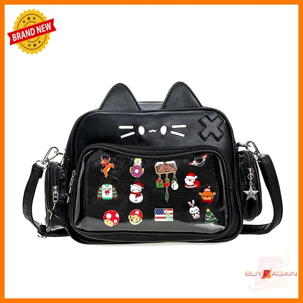 Kawaii Ita Bag Backpack Crossbody Pin Display Multi-Purpose Shoulder Bag